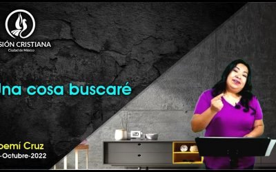 Desde YouTube: Una cosa buscaré – Noemí Cruz – Visión CDMX